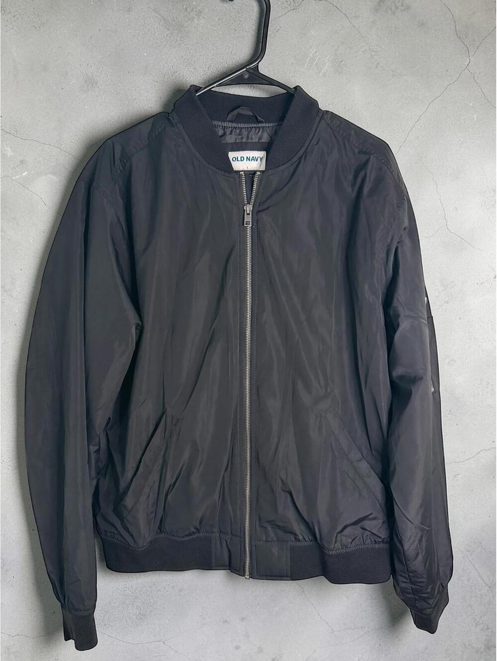 Old Navy Black Bomber Jacket